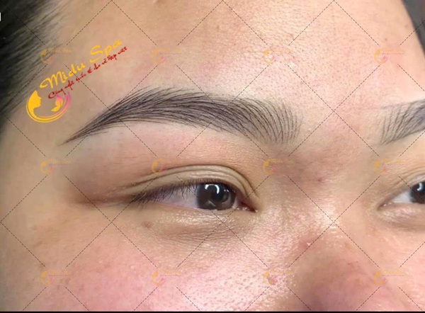 Phun mày hairstroke và điêu khắc chân mày phù hợp với người muốn hiệu ứng sợi mày tự nhiên, mềm mại.