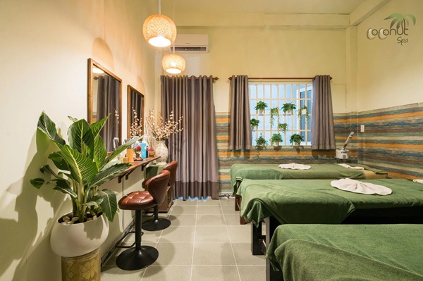 Không gian Coconut Spa tại khu vực Phú Nhuận