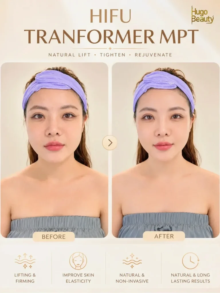 HIFU Ultraformer MPT trẻ hóa da tại Hugo Beauty Phú Nhuận