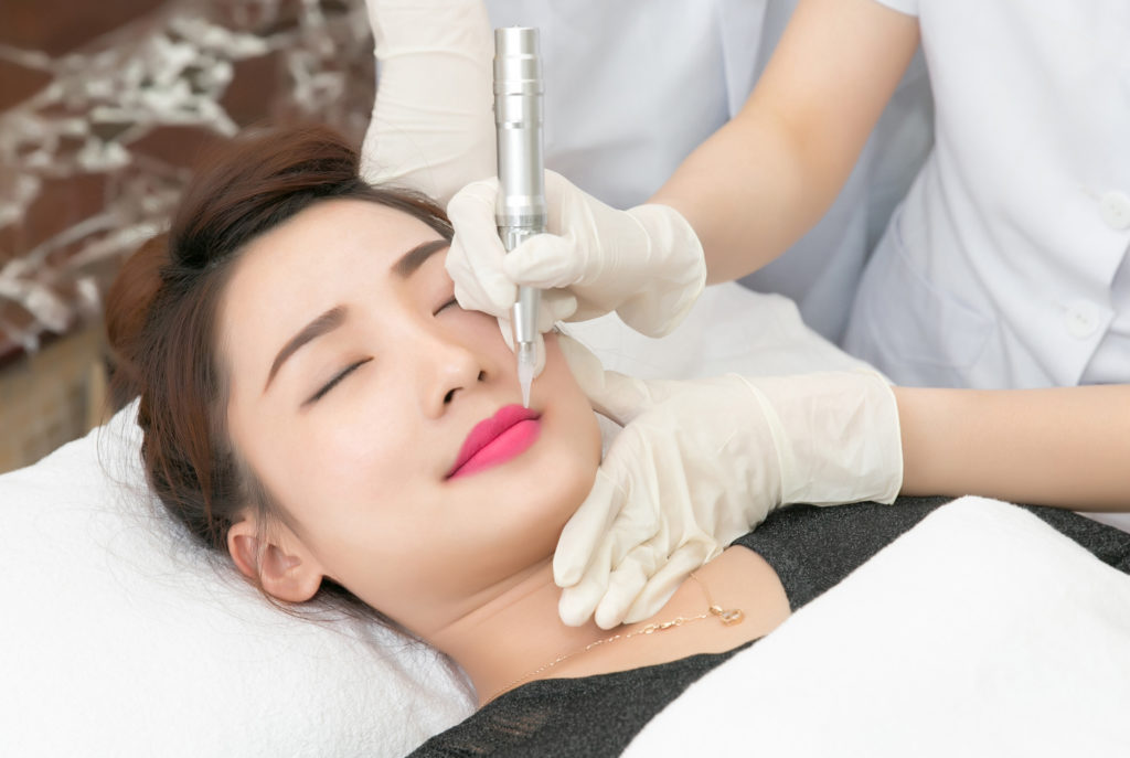 Hình minh họa quy trình phun môi tại Phú Nhuận