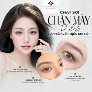 Hà Huyền Brows Tân Phú với dịch vụ phun xăm chân mày tự nhiên