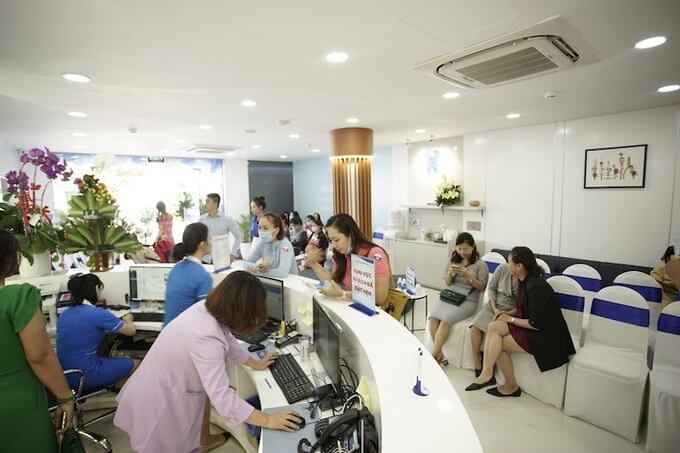 Không gian tiếp đón Nha Khoa Kim Thủ Đức