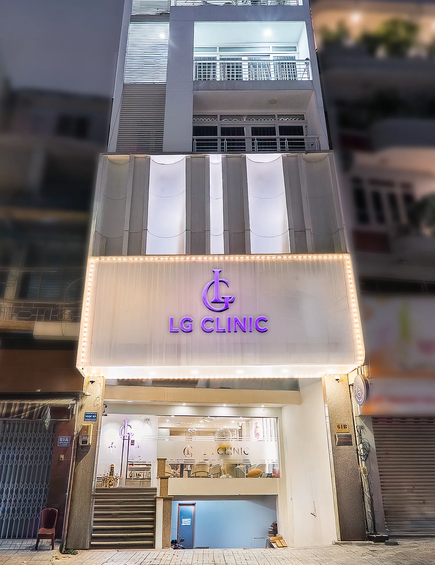 LG Clinic Tân Bình – mặt tiền chi nhánh 61B Nguyễn Thái Bình