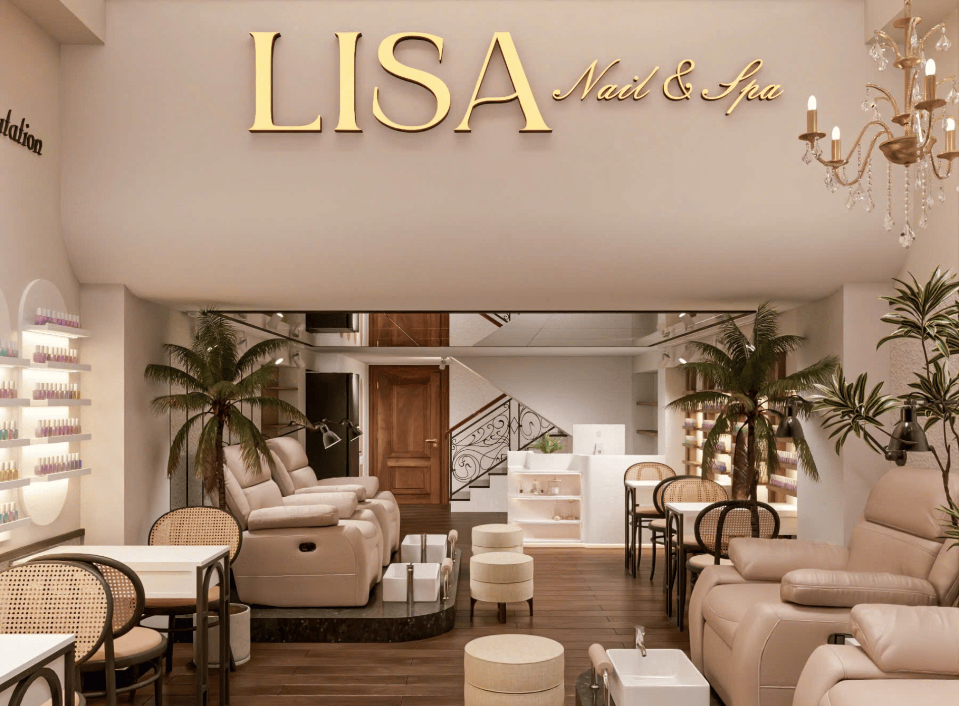 LISA Nail & Spa gội đầu dưỡng sinh Quận 1